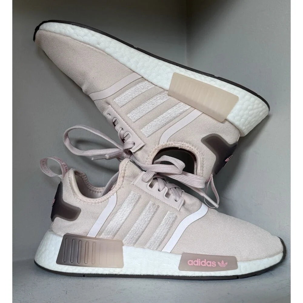Adidas NMD_R1 Womens 6.5 Wonder Quartz Earth Strata Shoes Sneakers Pink